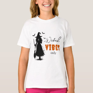T-shirt "Vibes perdues seulement" - Sorcière noire Hallowe