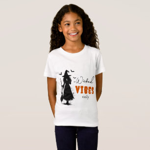 T-Shirt "Vibes perdues seulement" - Sorcière noire Hallowe