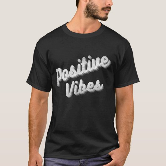T-SHIRT VIBES POSITIVES (Devant)