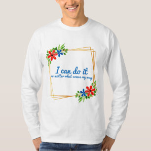 T-shirt vibes positives affirmations pour le travail