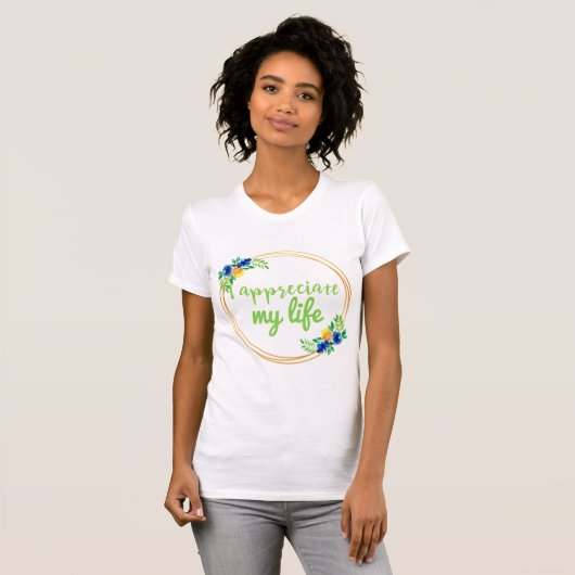 T-shirt vibes positives citations pour la vie et le travai (Devant entier)
