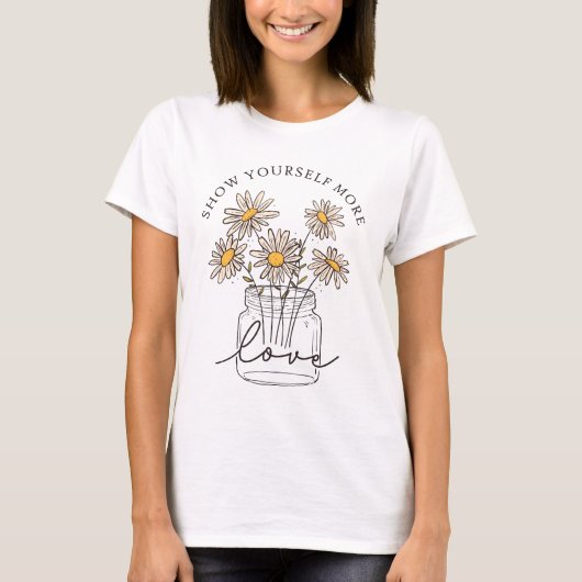 T-shirt Vibes Positives Fleur Autonomisation Tee (Devant)