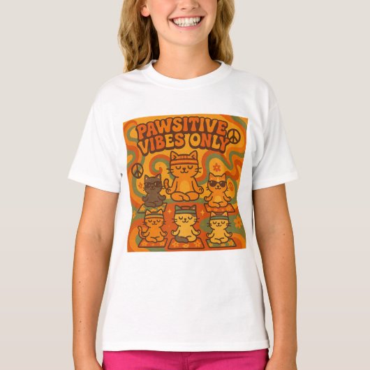 T-Shirt Vibes Positives Seulement (Devant)
