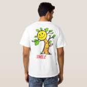 T-shirt Vibes positives "Smile Tree" (Dos entier)