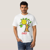 T-shirt Vibes positives "Smile Tree" (Devant entier)
