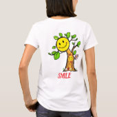 T-shirt Vibes positives "Smile Tree" (Dos)