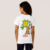 T-Shirt Vibes positives "Smile Tree" (Dos entier)