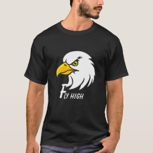 T-shirt Vibes positives Tête d'aigle Inspiration personnal