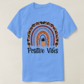 T-shirt Vibes positives uniquement Ananas arc-en-ciel IVF  (Design devant)