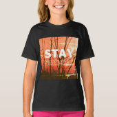 T-shirt vibes pures, rester naturel toujours (Devant)