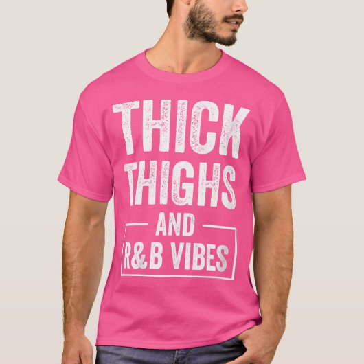 T-shirt Vibes Rb pour femmes épaisses cuisses (Devant)