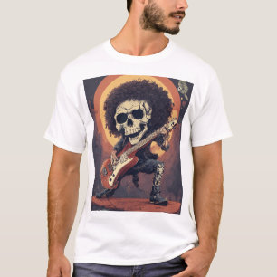 T-shirt Vibes rebelles de cheveux bouclés