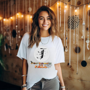 T-shirt Vibes rétro d'Halloween   Partenaires à l'automne