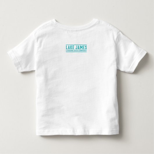 T-shirt Vibes rétro du lac James Toddler (Unisex) (Dos)