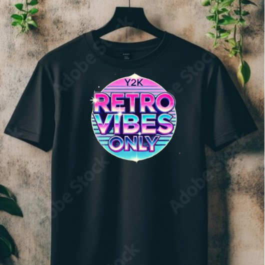 T-shirt Vibes rétro uniquement