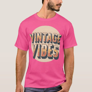 T-shirt Vibes Rétro Vintage 70s Aestheticee cadeau