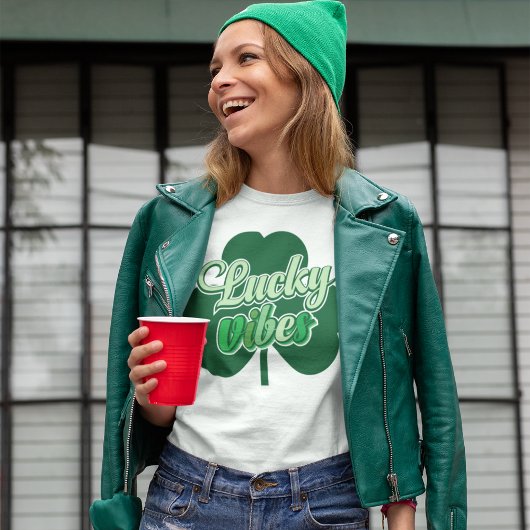 T-shirt Vibes Shamrocks chanceuses