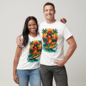 T-shirt Vibes tropicales du Parrot de surf (Unisexe)