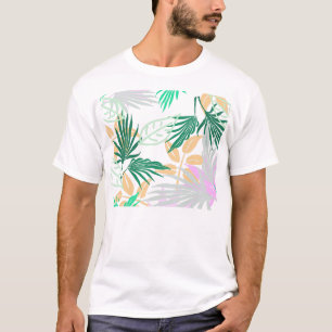 T-shirt Vibes tropicales Feuilles Plantes