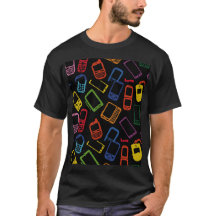 Vibes urbaines Tee-Striking Téléphone Imprimer sur