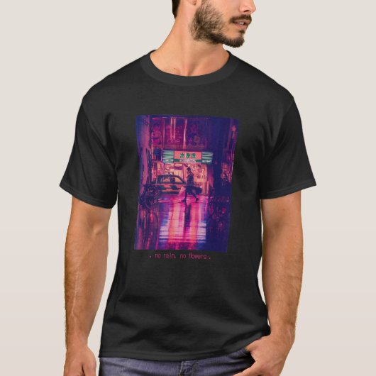 T-shirt Vibes Vaporwave Japonais Rétro Japon esthétique (Devant)
