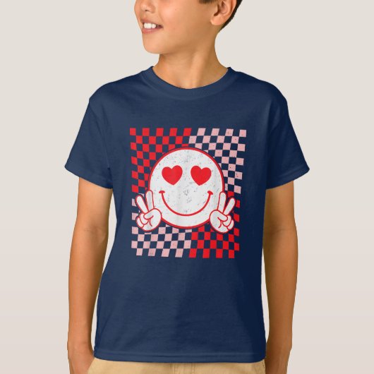 T-shirt Vibes Vibes Sourire Visage Saint Valentin (Devant)