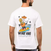 T-shirt Vibes Vintages du Surf de jus (Dos)