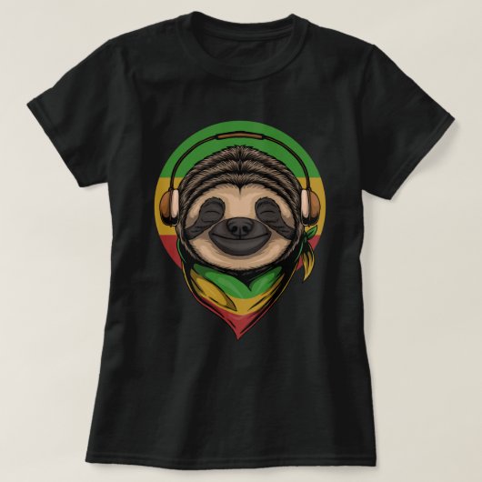 T-shirt Vibing Sloth (Design devant)