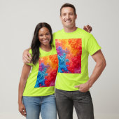 T-shirt Vibrant Abstract Cloud Hues (Unisexe)