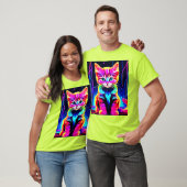 T-shirt Vibrant artisanat de chats (Unisexe)