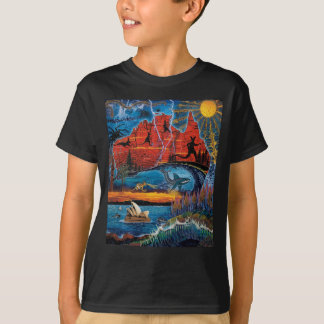 T-shirt Vibrant Australian Icons and Landmarks Map