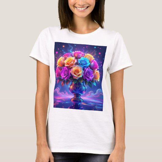 T-shirt Vibrant Bouquet (Devant)