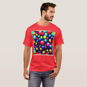 T-shirt Vibrant Bubble Pop Art (Devant entier)