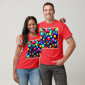 T-shirt Vibrant Bubble Pop Art (Unisexe)