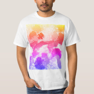 T-shirt Vibrant coloré Cravates multicolores