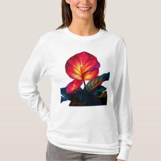 T-shirt vibrant ethereal flower