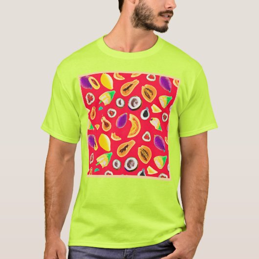 T-shirt Vibrant Fruity Délice Motif (Devant)