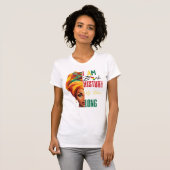 T-shirt Vibrant Headwrap Illustration  (Devant entier)