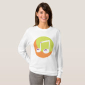 T-shirt Vibrant Musical Note Double Eighth (Devant entier)