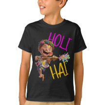 T-shirt vibrant personnalisable "Holi Hai" pour ga