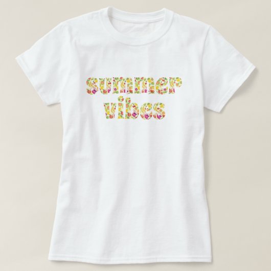 T-shirt Vibraphone fruité d'été (Design devant)