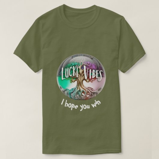 T-shirt Vibrations Chanceuses 01 (Design devant)