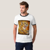 T-shirt Vibrations de guépard uniquement (Devant entier)