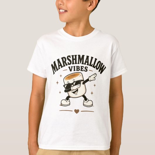 T-shirt Vibrations de guimauve (Devant)