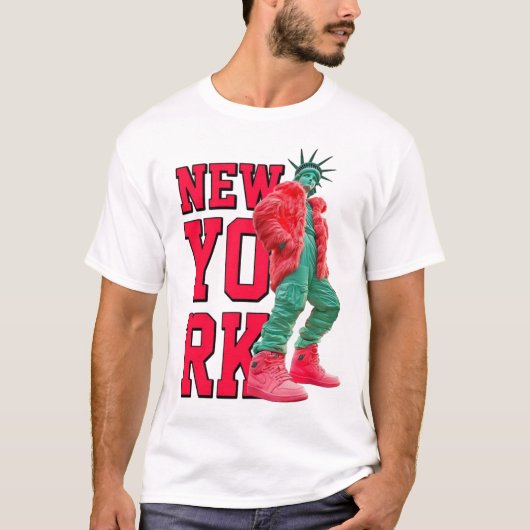 T-shirt Vibrations de New York (Devant)