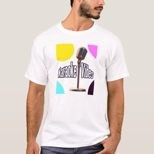 T-shirt Vibrations Karaoke (Devant)