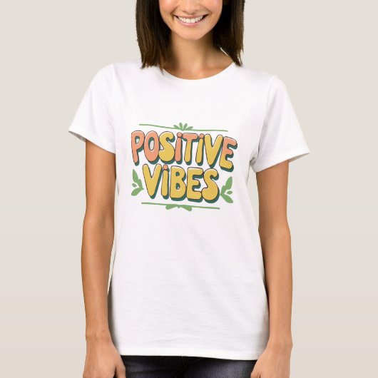 T-shirt Vibrations positives (Devant)