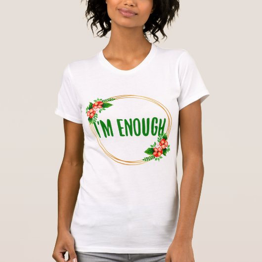 T-shirt vibrations positives pour l'acceptation de la vie (Devant)