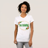 T-shirt vibrations positives pour l'acceptation de la vie (Devant entier)