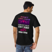 T-shirt Vibrations Rétro Coucher de Soleil (Dos entier)
